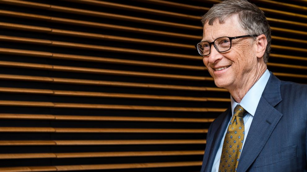 Microsoft founder Bill Gates arrives at the European Commission headquarters in Brussels, Jan. 22, 2015. 