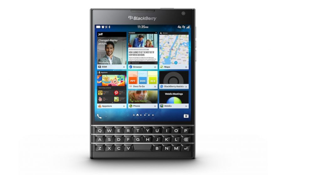 On September 24, 2014, BlackBerry invited the world to 'work wide' with its new BlackBerry Passport, which features a 4.5' square display and revolutionary, touch-enabled keyboard.