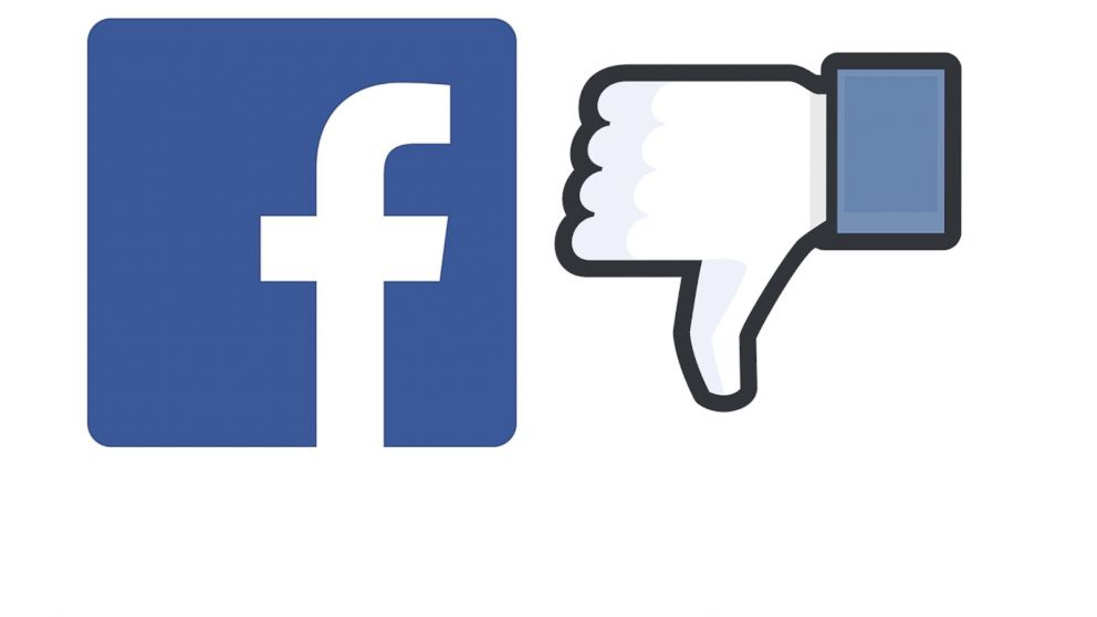 Facebook is discussing developing a "Dislike" button, which has been conceptualized in this photo illustration.
