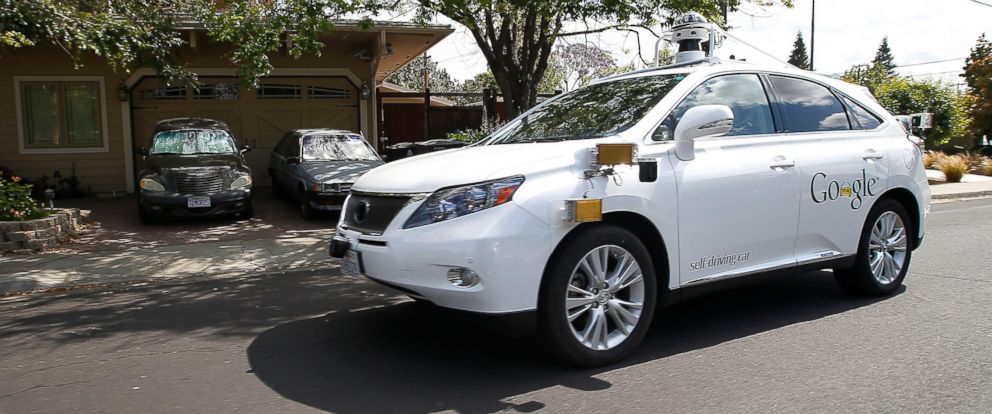 Google Self Driving Cars Spotlight Problem Of Distracted Drivers Photo Googles Self Driving Lexus Drives Along Street During A Demonstration At Google Campus