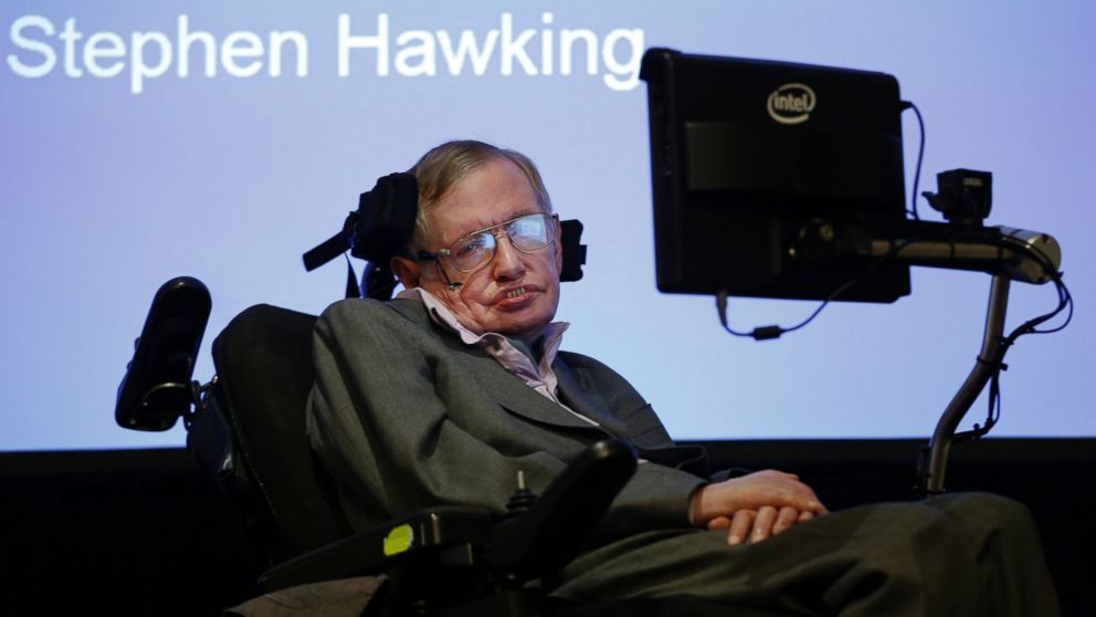 PHOTO: Professor Stephen Hawking during a press conference in London, Dec. 2, 2014.