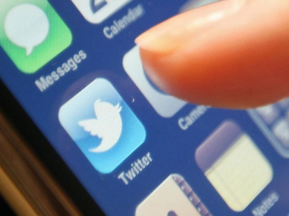 PHOTO: The Twitter app on a cellphone.