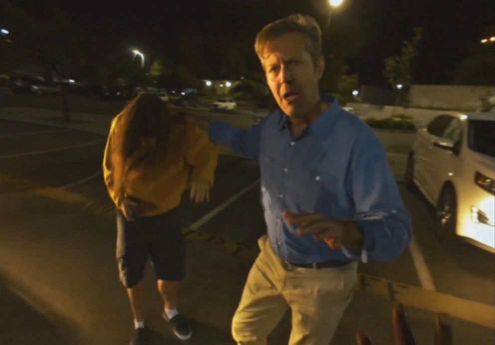 PHOTO: In a virtual reality simulation, a cop confronts an actor playing a boy with autism in emotional distress and another actor playing the boy's father, who is trying to calm the situation down.