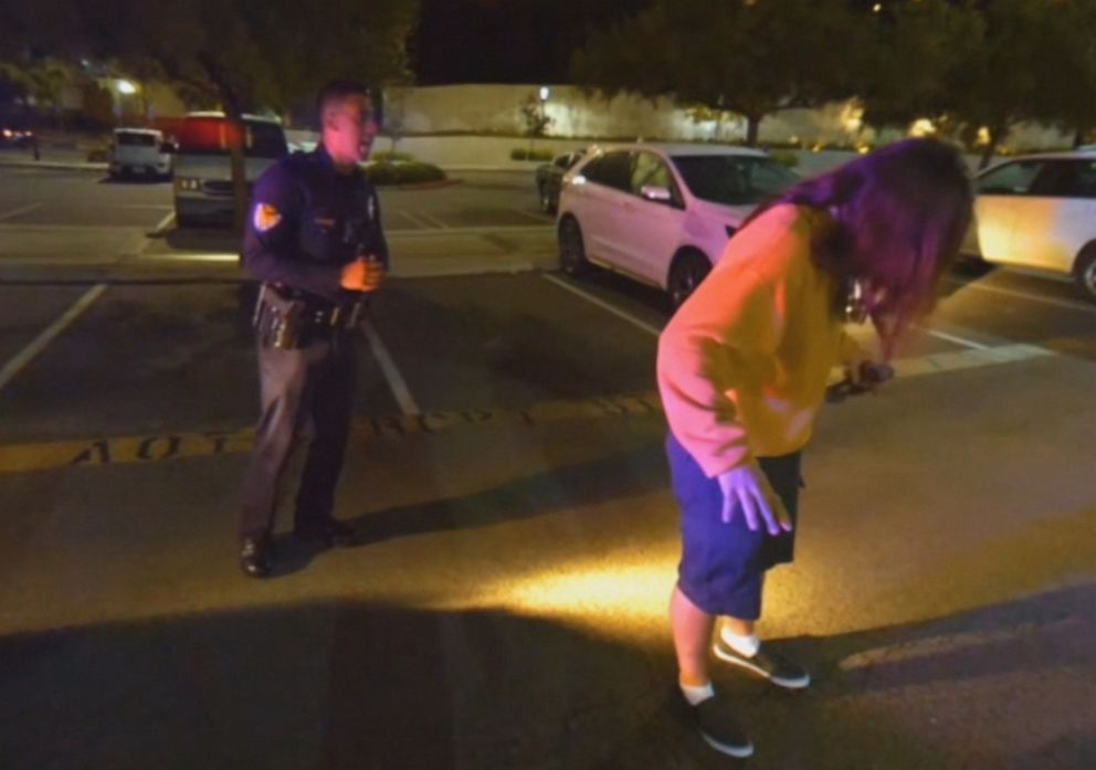 PHOTO: In a virtual reality simulation, a cop confronts an actor playing a boy with autism in emotional distress and another actor playing the officer's partner.