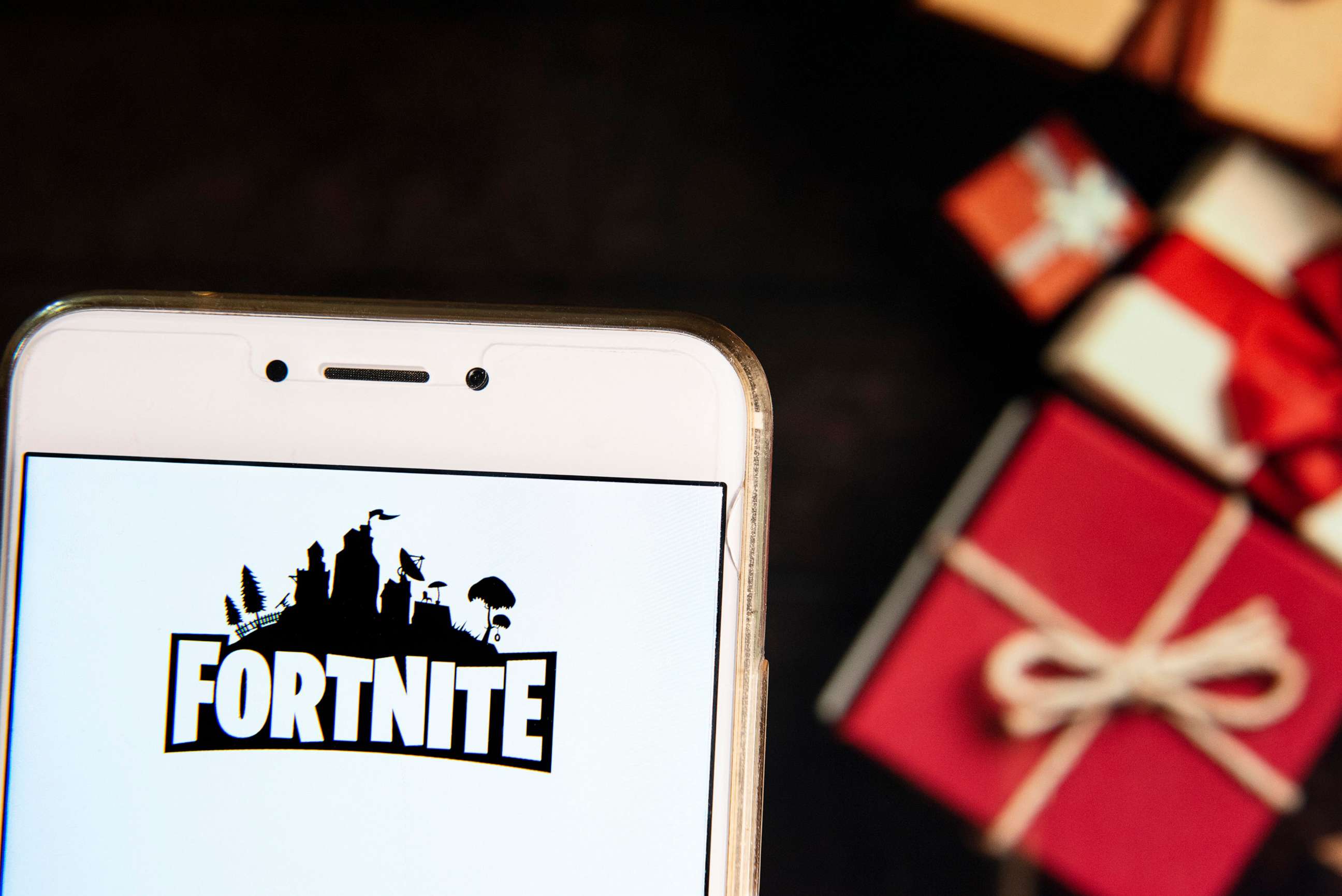 PHOTO: In this photo illustration, the Online video game by Epic Games company Fortnite logo is seen displayed in Hong Kong on Nov. 21, 2018.