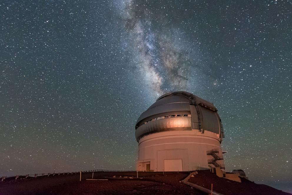 PHOTO: In this undated file photo, the Gemini North Telescope is shown at the Mauna Kea Observatory on the Big Island of Hawaii.