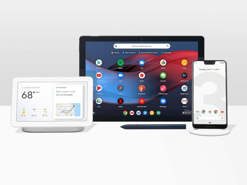 Hub Slate and Pixel 3 phone are