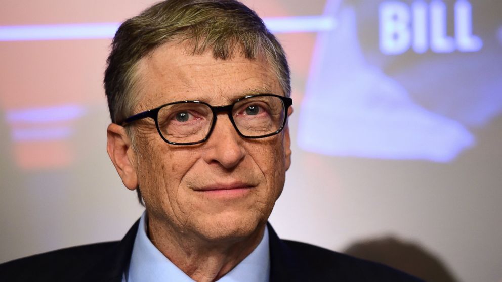 Bill Gates takes part in a discussion organised by The Economist about expected breakthroughs in the next 15 years in health, education, farming and banking on Jan., 22, 2015 in Brussels.