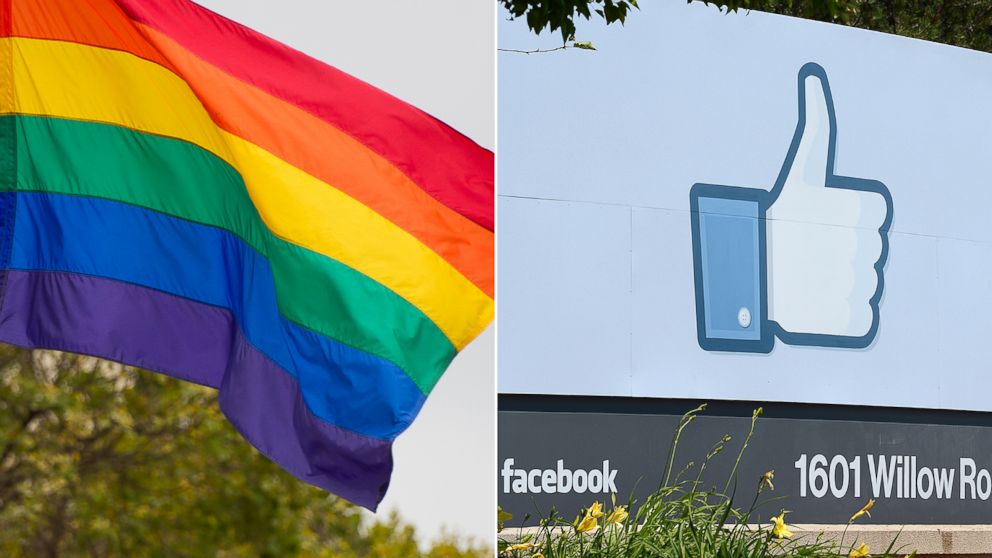 Facebook posted a report that more people "coming out" on the website.