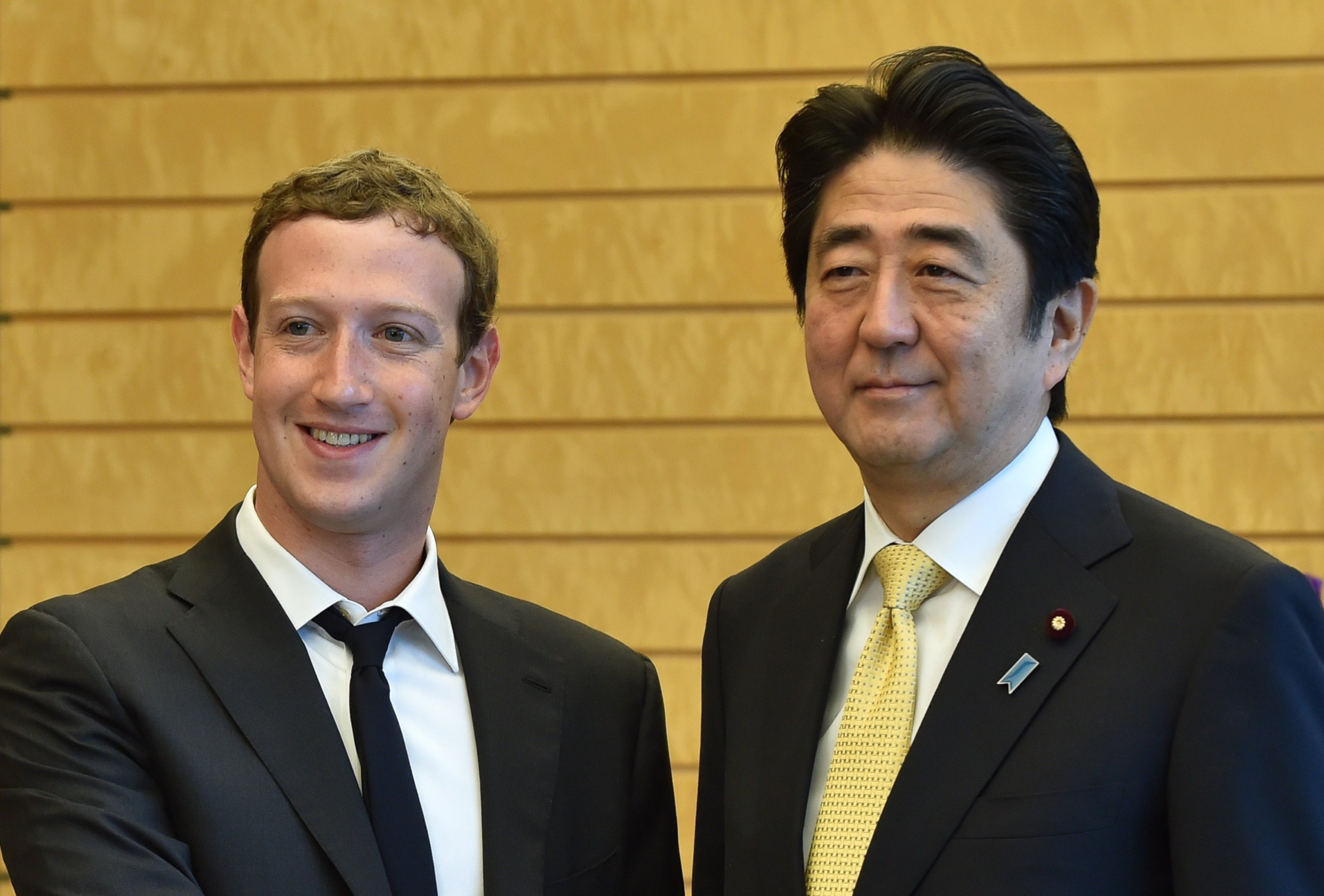 PHOTO: Mark Zuckerberg is seen during a visit to the Japanese Prime Minister's official residence in Tokyo on Oct. 20, 2014. 