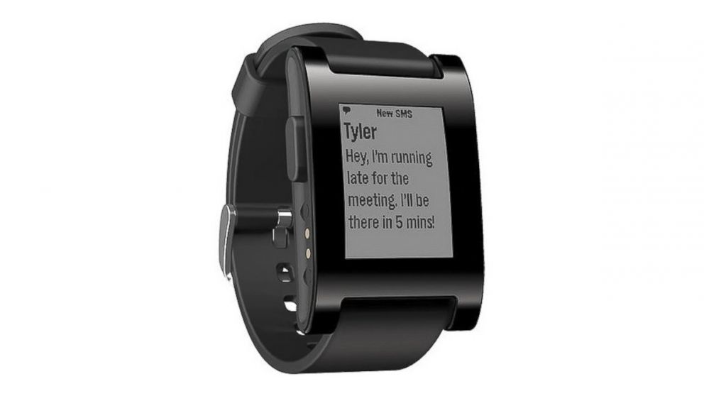 The Pebble smartwatch is one of the first of many smartwatches. 