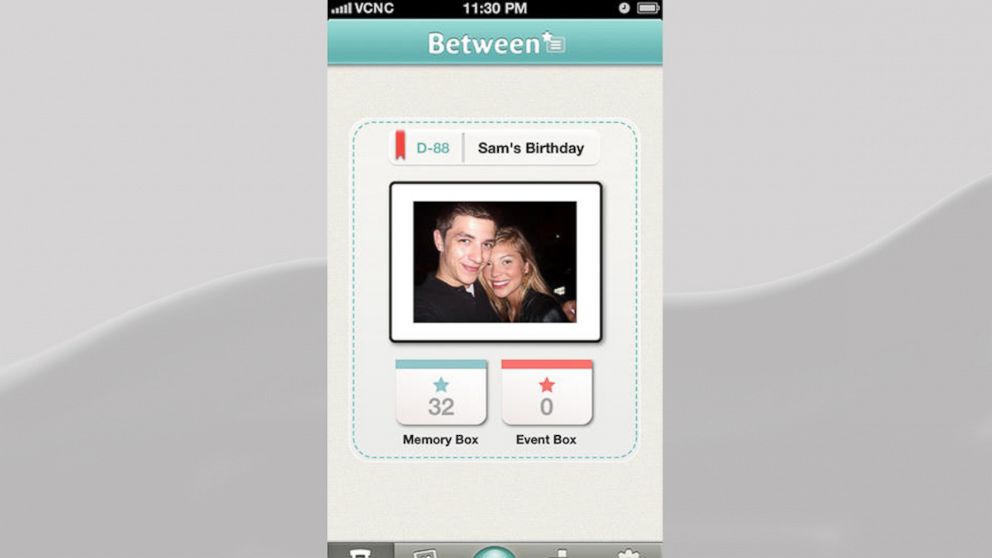 Between's main focus is a private chatting environment for two. 