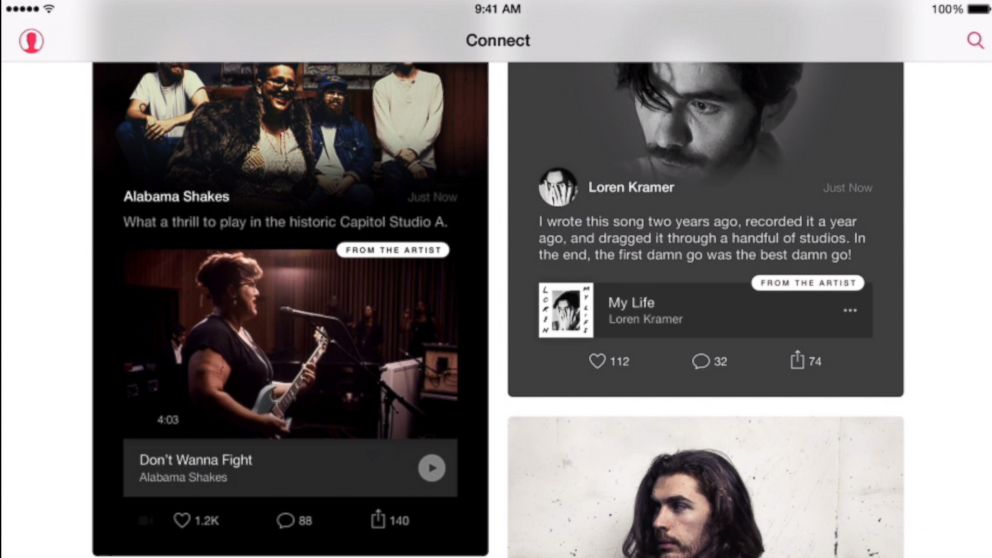 PHOTO: Apple Music launches on June 30, 2015.