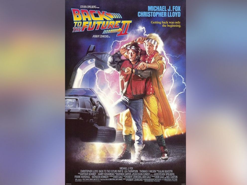 PHOTO: The promotional poster for "Back to the Future II" is pictured. 