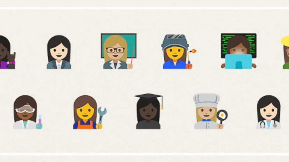 Google proposed a new set of female emojis to promote equality.