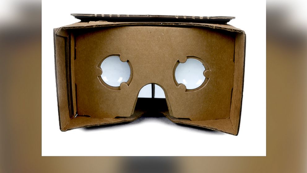 PHOTO: Pictured is a Google Cardboard viewer.