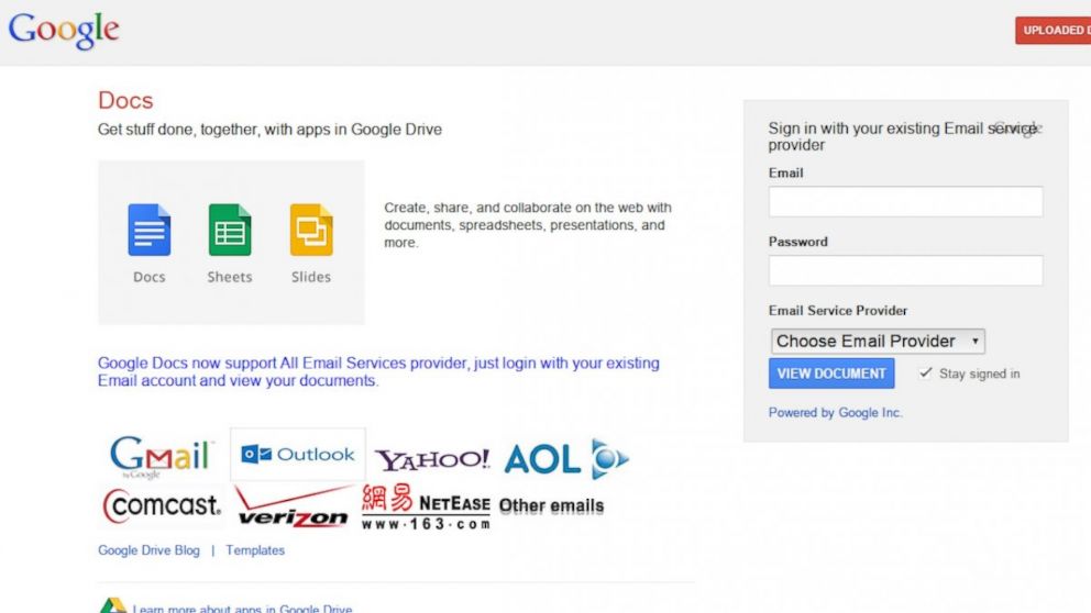 Google shared this image as an example of a phishing site with the announcement of their new open source Chrome extension to protect passwords on April 29, 2015.