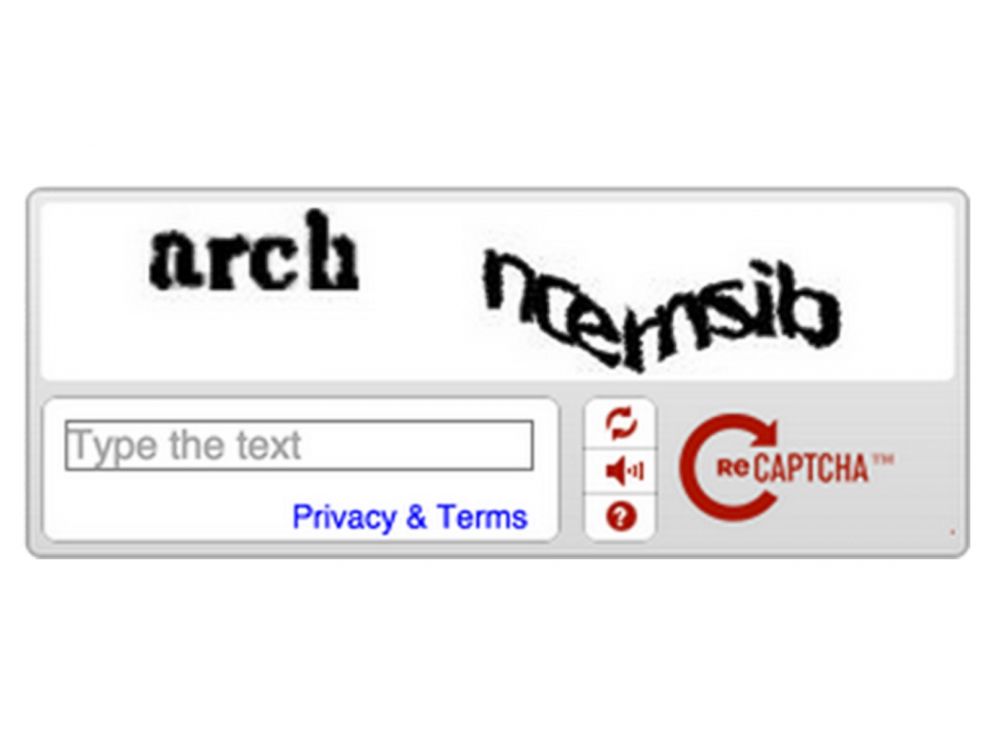 PHOTO: An example of a regular CAPTCHA from Google's blog.