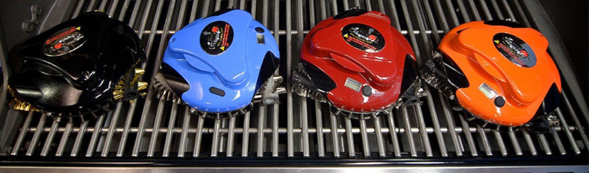 PHOTO: Grill-cleaning robots were just one type of robot to be displayed at CES 2015.