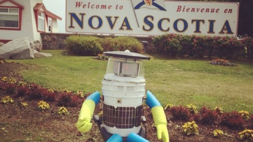 HitchBOT is a robot making its way across Canada this summer.