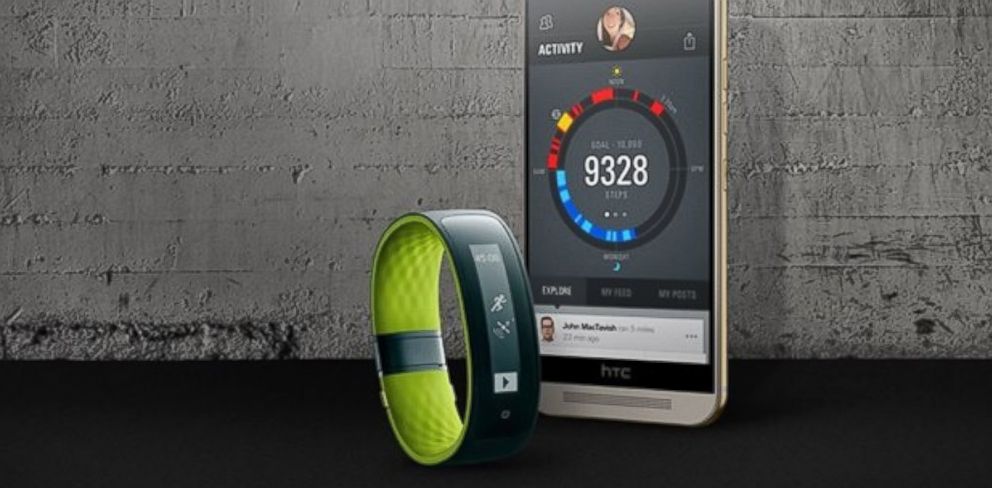 PHOTO: HTC announced the Grip, a fitness tracker that allows users control their Android or iOS smartphones.