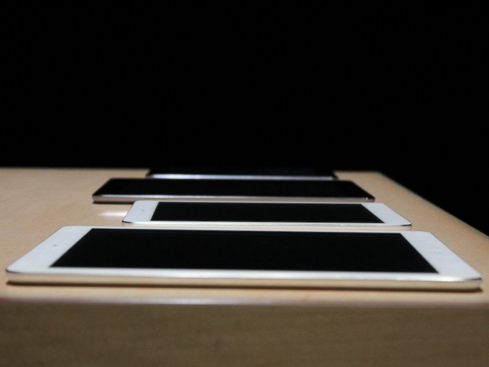 PHOTO: Apples line of 2013 iPads includes the new iPad Air and the iPad Mini with Retina Display.