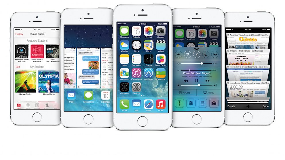 Apple's iOS 7 launches on Sept. 18, 2013.