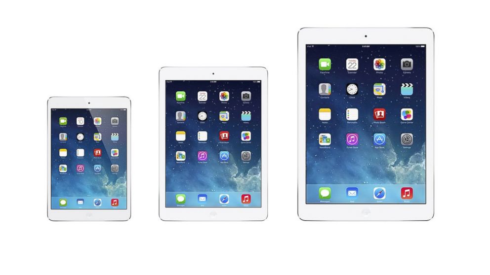 Apple is rumored to be working on a bigger iPad. A mockup of what the future of the iPad family might look like. 