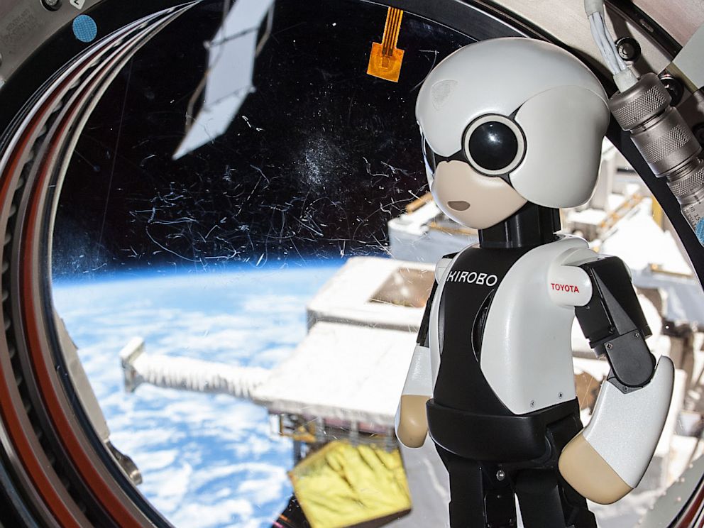 Kirobo Robotic Astronaut Says Hello Aboard Space Station - ABC News
