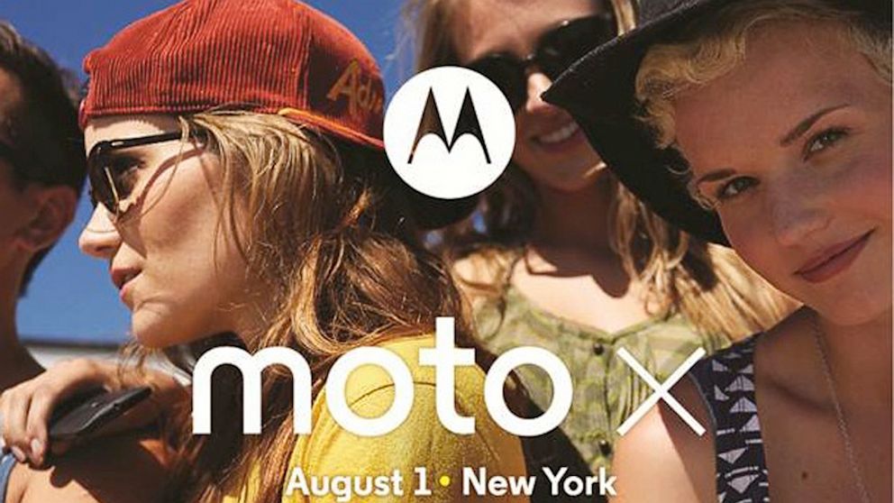 Motorola's Moto X phone launch invitation.