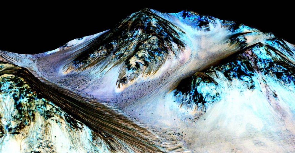 PHOTO: NASA confirmed there is water on Mars.