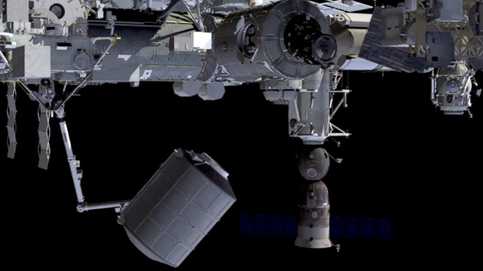A still image taken from ReelNASA video shows a NASA program that is creating docking ports for U.S. commercial crew spacecraft at the International Space Station.