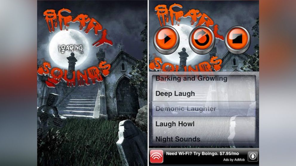 PHOTO: The Scary Sounds app from Smart Wire LLC provides a collection of spooky audio clips.