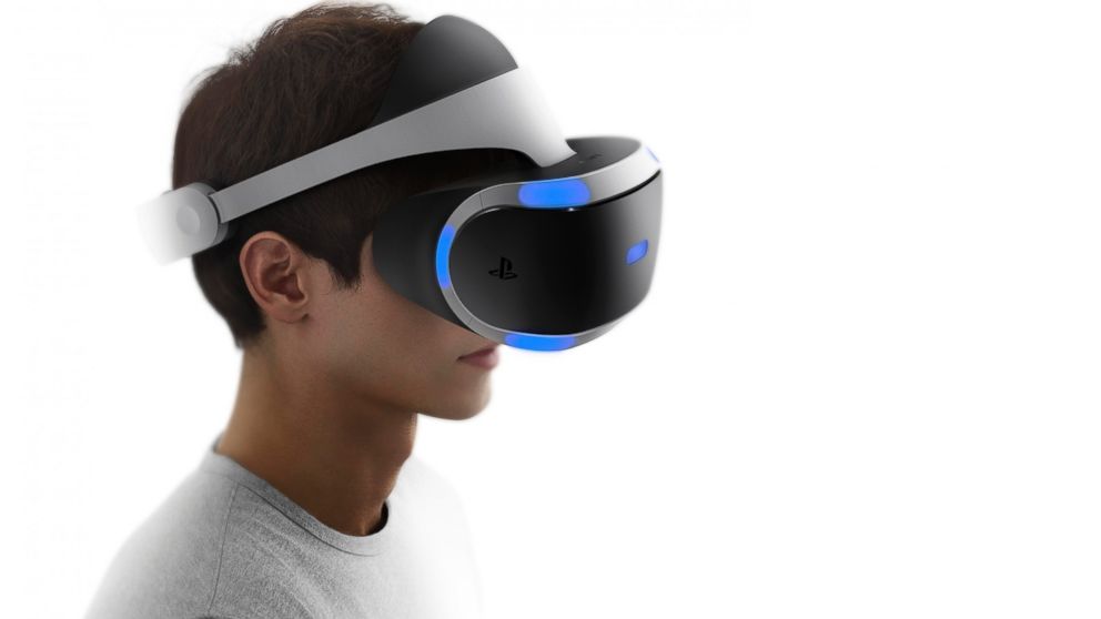 Sony posted this image of a new prototype version of its Project Morpheus virtual reality headset to the PlayStation blog March 3, 2015.