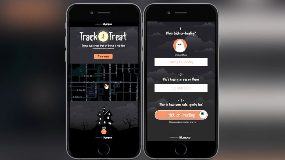 PHOTO: Track n Treat by Glympse Inc. helps parents track the location of their kids with smartphones.