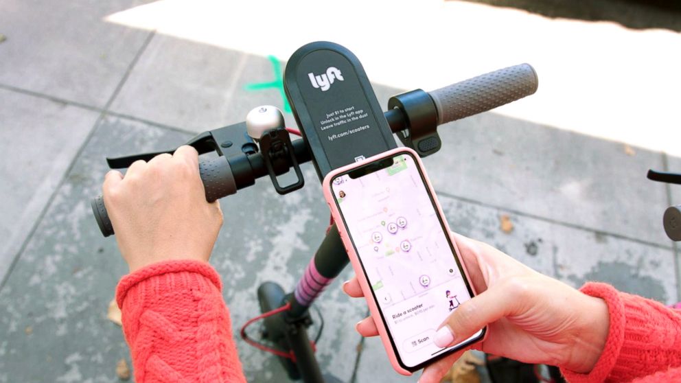 PHOTO: Lyft gets into the scooter arms race by launching its own scooter business today starting in Denver. 