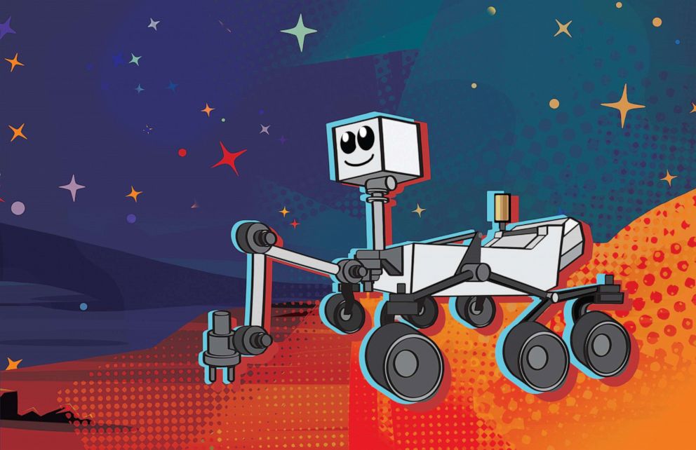 PHOTO: This cartoon depicts NASA's next Mars rover, which launches in 2020.