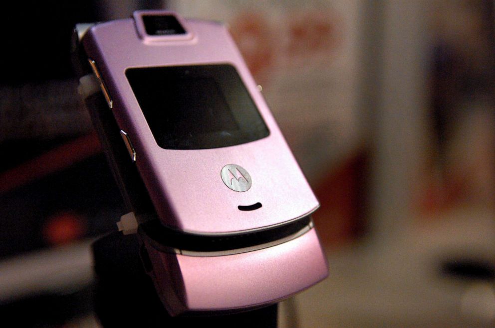 PHOTO: A Motorola RAZR phone sits on display at a Best Buy store in Sandy Springs, Ga., Jan. 30, 2007. 