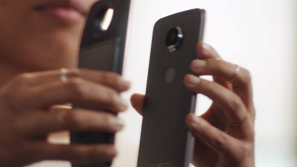 PHOTO: Motorola's Z2 Play is featured in the new Motorola commercial.
