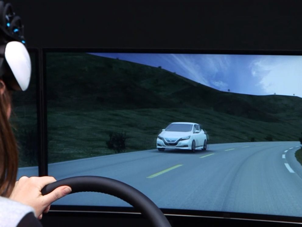 PHOTO: Japanese automaker Nissan unveiled new technology that will allow vehicles to interpret signals from a drivers brain.