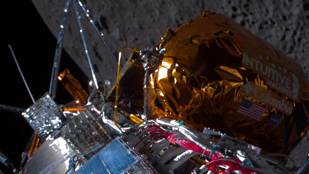 Socio de la NASA dice que el módulo de aterrizaje lunar Odysseus puede haberse volcado