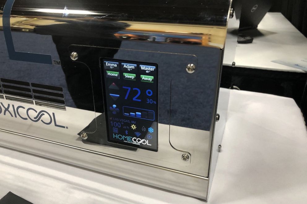PHOTO: The Oxicool zero-emissions air conditioner was unveiled at CES 2020.