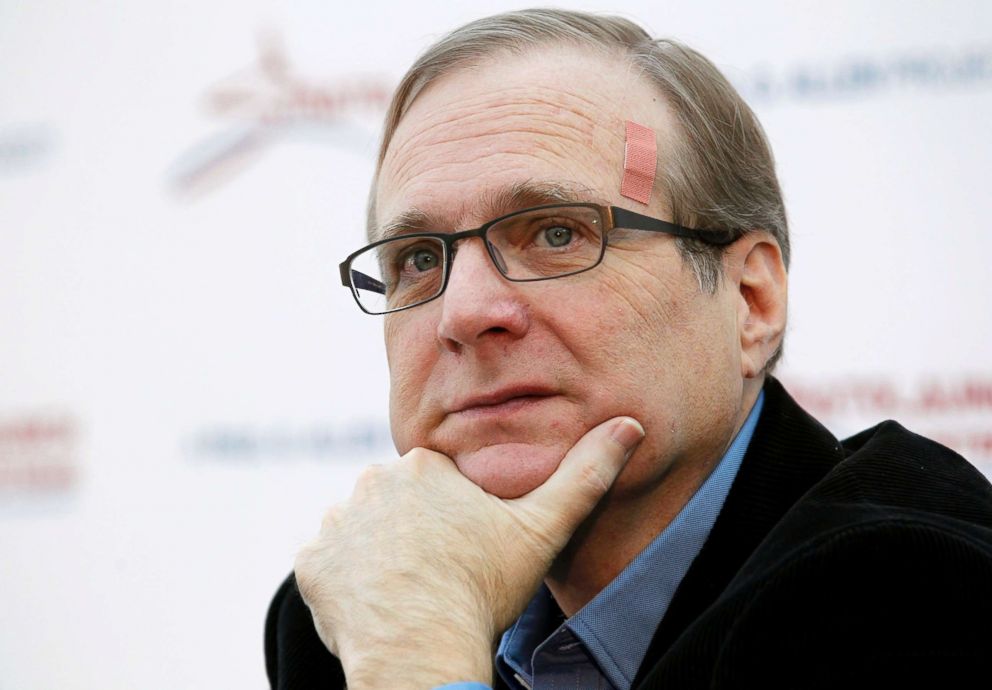 PHOTO: Microsoft co-founder Paul Allen pauses at a news conference in Seattle, Dec. 13, 2011.
