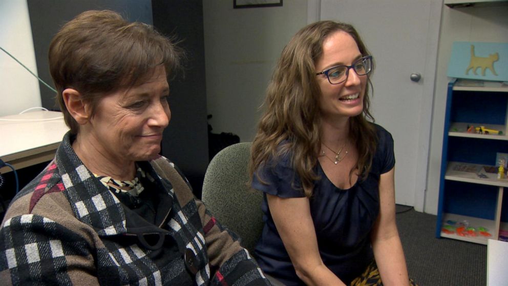 PHOTO: Dr. Kathy Hirsh-Pasek and researcher Tracy Dennis-Tiwary encouraged parents to be careful exposing babies and young children to mobile devices that can be like "digital candy."