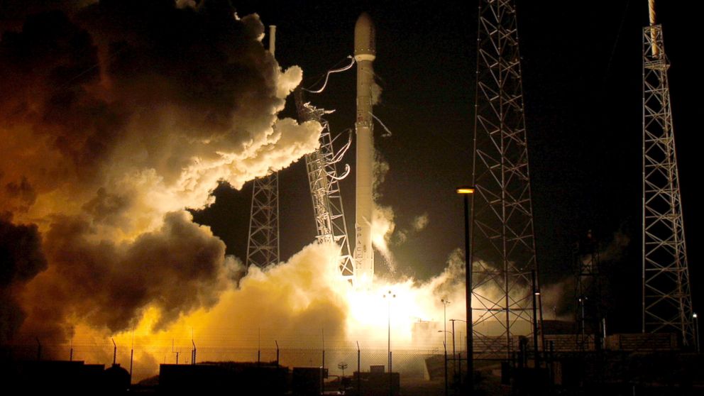 A remodeled version of the SpaceX Falcon 9 rocket lifts off at the Cape Canaveral Air Force Station on the launcher's first mission since a June failure in Cape Canaveral, Florida, Dec. 21, 2015.