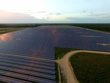 PHOTO: The 443 acre solar field that powers the Babcock Ranch.