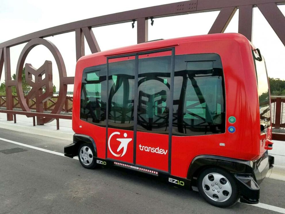 PHOTO: The Babcock Ranch's autonomous shuttle is one of 65 in the world.
