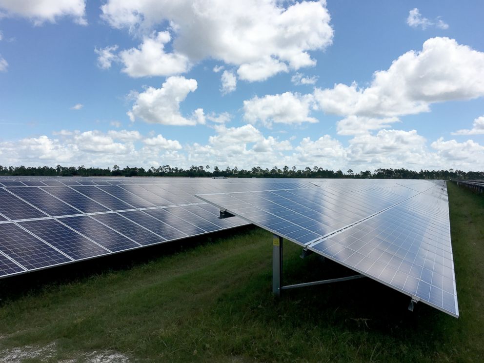 PHOTO:The solar field that was built to power Babcock Ranch. 