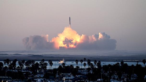 SpaceX Launches Starship Rocket In Explosive 2nd Test Flight - ABC7 Los ...