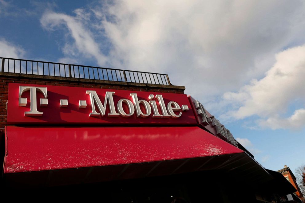 PHOTO: A T-Mobile store is pictured in the Brooklyn borough of in New York City on Dec. 3, 2019.